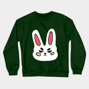 angry bunny clipart Crewneck Sweatshirt